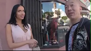 Lucky Japanese Meet Busty Latina Victoria June