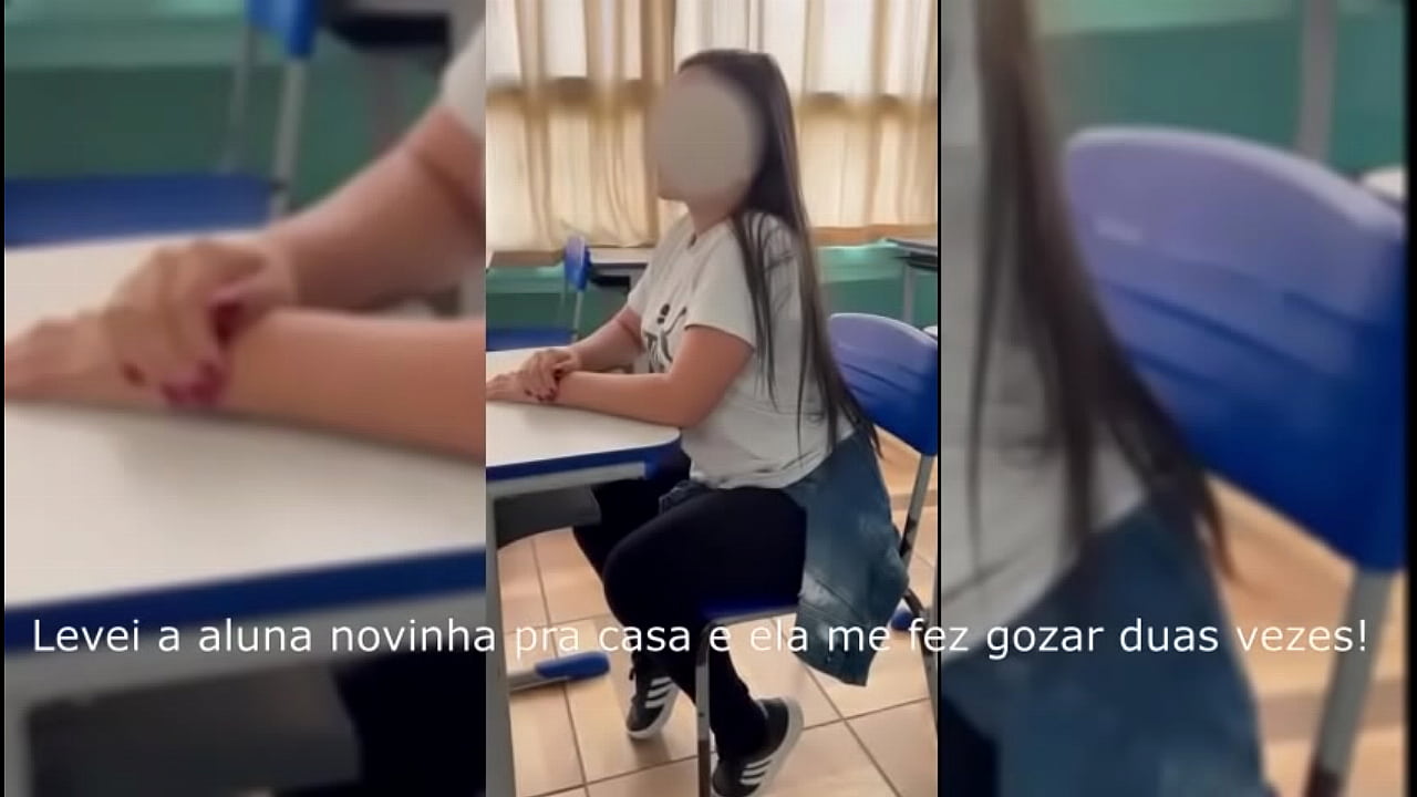 ALUNA TRANSANDO COM PROFESSOR EM TROCA DE NOTAS, ALUNA DEU PARA O PROFESSOR PARA SER APROVADA