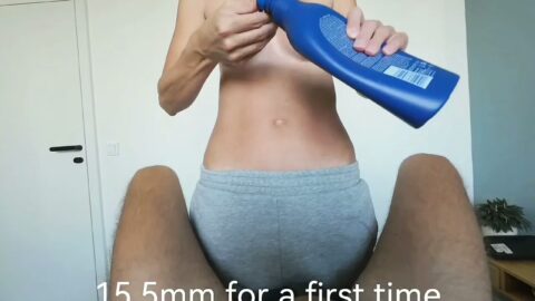 Dilatador anal de 15,5 mm pela primeira vez